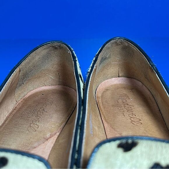 Madewell Womens Teddy Cheetah Print Calf Hair Flats 7.5 - Picture 9 of 12